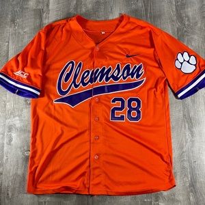 Clemson Tigers Seth Beer Baseball Jersey